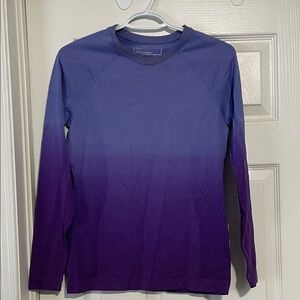 FIGS PURPLE OMBRÉ Seamless Underscrub top